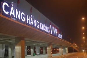 Sân bay Vinh, nơi xảy ra vụ việc. Ảnh: Hải Bình.