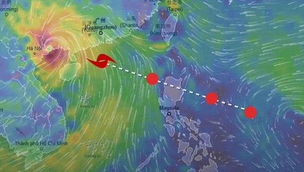 Siêu bão Mangkhut có thể ảnh hưởng trực tiếp đến Nghệ An