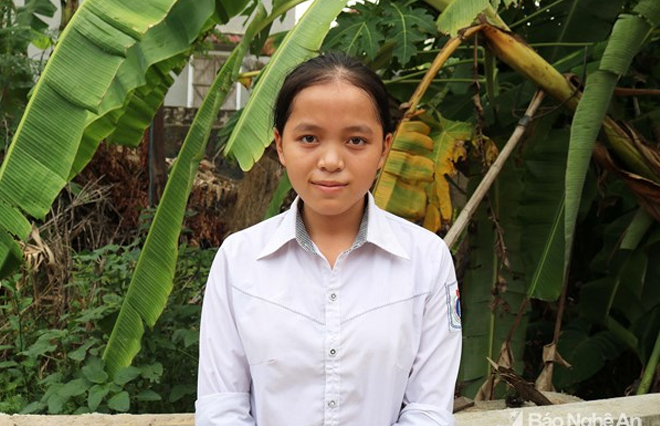 Gánh cả gia đình, nữ sinh Nghệ An vẫn giành giải Nhất Học sinh giỏi tỉnh