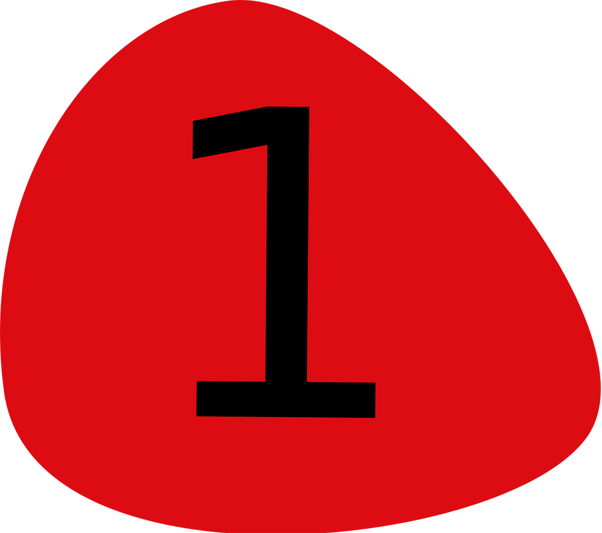 Red Number 1 Clipart Images | Free Download | PNG Transparent #3500950