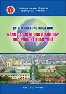 Kỷ yếu Hội thảo khoa học cấp trường năm 2020 với chủ đề: 