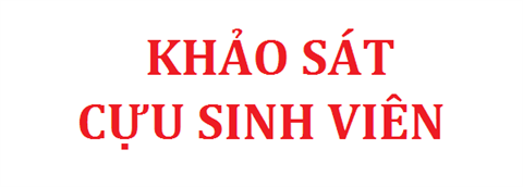 Quy trình khảo sát cựu sinh viên về tình hình việc làm và ý kiến đánh giá chương trình đào tạo