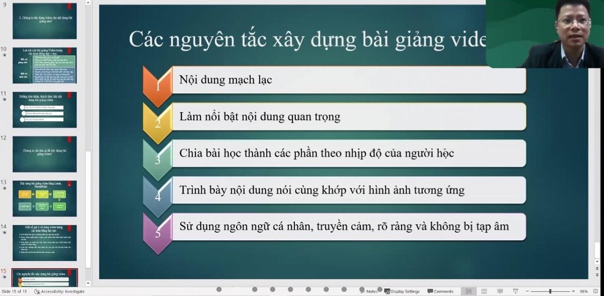 Seminar tập huấn Phương pháp giảng dạy trực tuyến