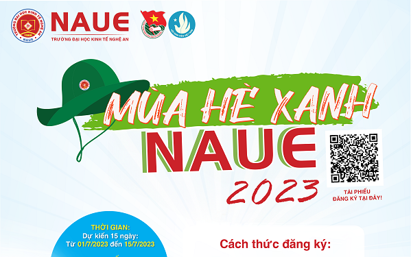 Tự hào Sinh viên NAUE tình nguyện Mùa hè xanh