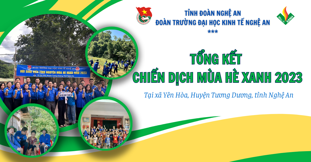 Tổng kết Chiến dịch Mùa hè xanh năm 2023 tại Xã Yên Hòa - Huyện Tương Dương