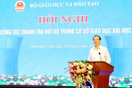 Trường Đại học Kinh tế Nghệ An tham dự Hội nghị công tác thanh tra nội bộ trong cơ sở giáo dục đại học