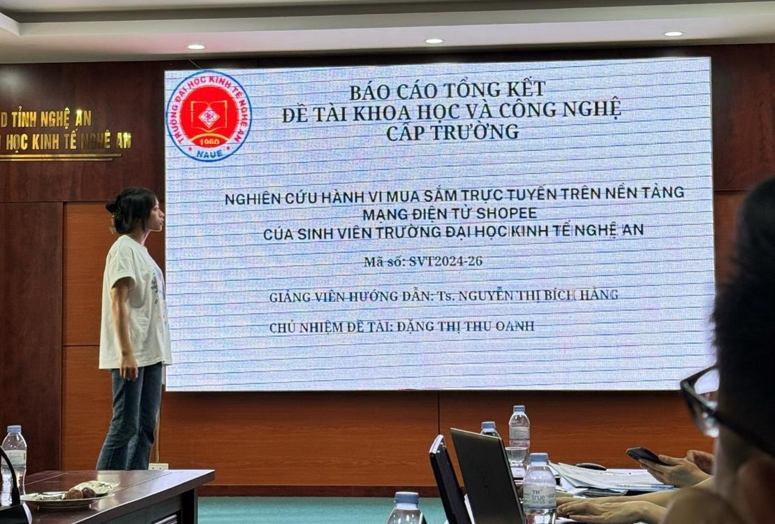 Hội nghị Tổng kết công tác nghiên cứu khoa học sinh viên cấp Khoa Năm học 2023 - 2024