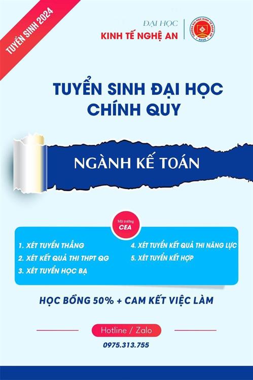 Ngành Kế toán, Đại học Kinh tế Nghệ An, Góc nhìn thực tế!