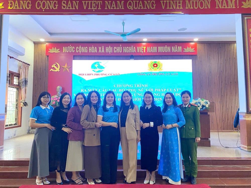 Đồng hành vì cộng đồng: Khoa Khoa học Cơ bản tuyên truyền bình đẳng giới và pháp luật hôn nhân, thừa kế tại phường Cửa Lò, Nghệ An