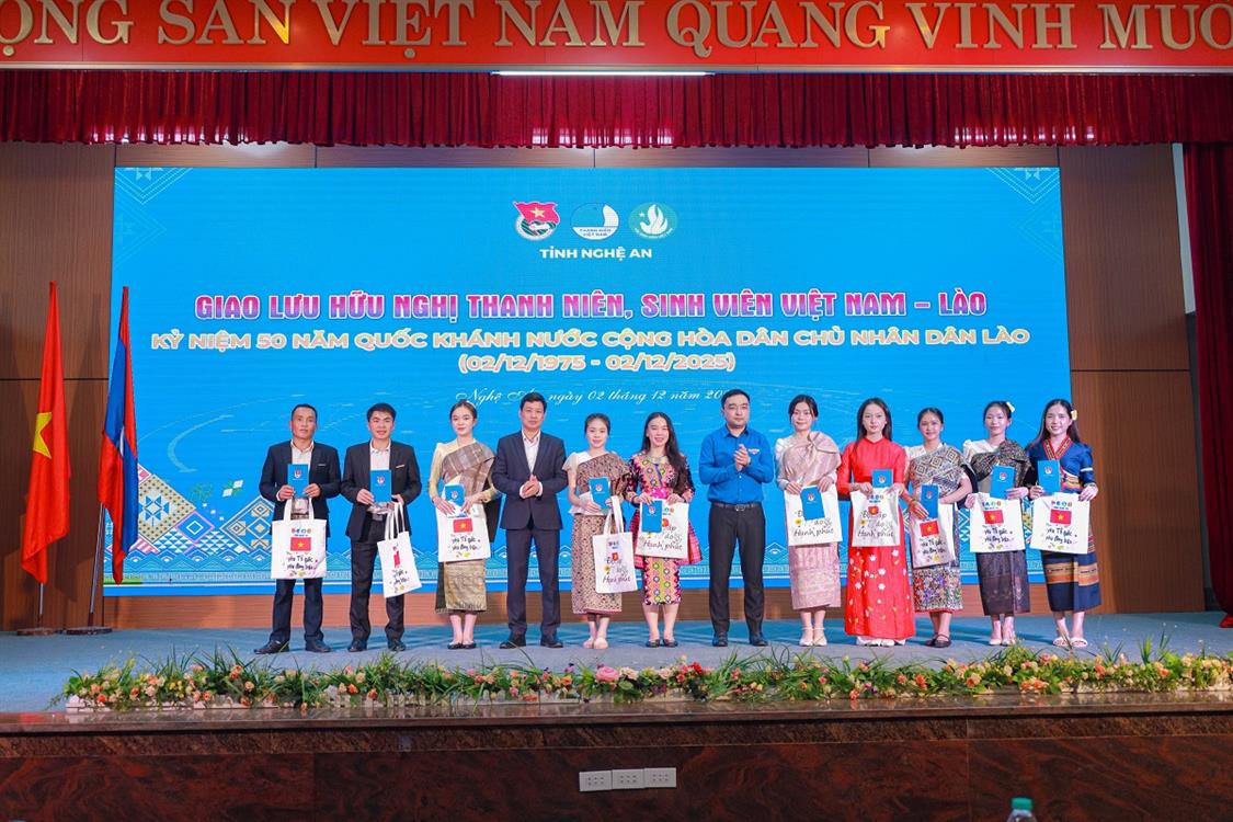 Giao lưu hữu nghị thanh niên, sinh viên Việt Nam-Lào năm 2025