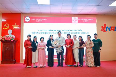 Khi tri thức đồng hành cùng Hữu nghị: Dấu ấn đẹp giưã Đại học Quảng Tây và Trường Đại học Nghệ An.