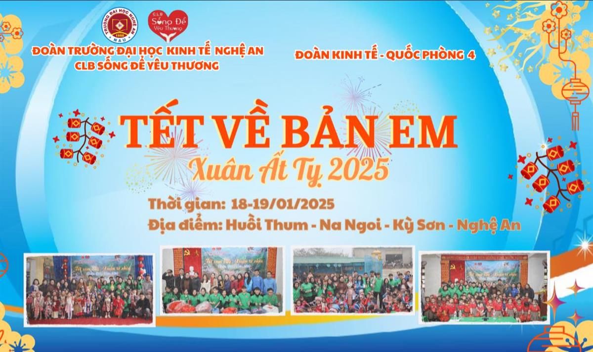 Công đoàn Khoa Kinh tế - Quản trị Kinh doanh ủng hộ chương trình “TẾT VỀ BẢN EM 2025”