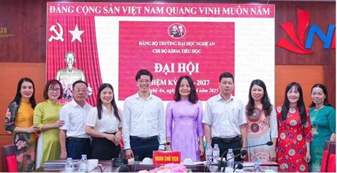 Danh sách viên chức khoa Tiểu học