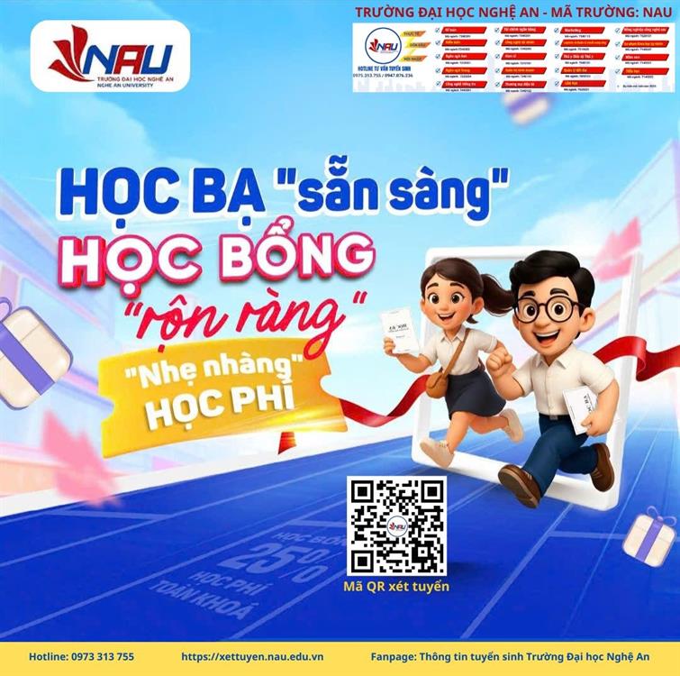 5 lý do Teen 2k7 chốt chọn Trường Đại học Nghệ An là nguyện vọng 1