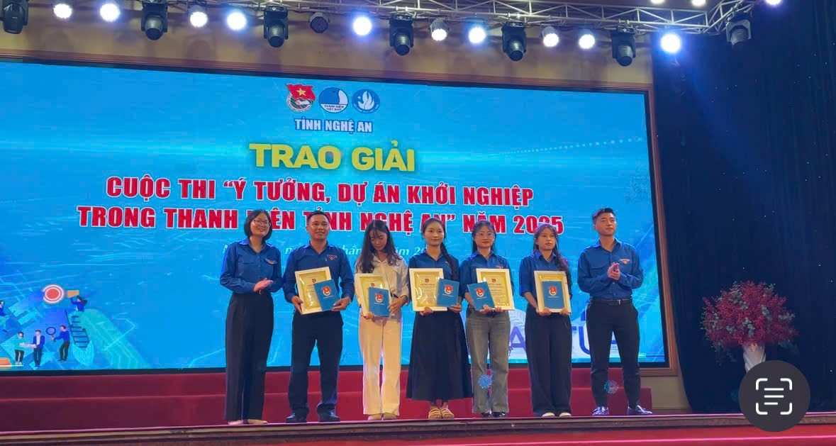 Chúc mừng Sinh viên Nguyễn Thị Trà Giang với thành tích ấn tượng tại Cuộc thi Khởi nghiệp tỉnh Nghệ An 2025