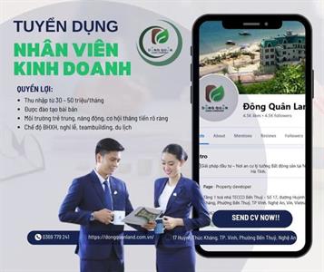 Đông Quân Land tuyển dụng