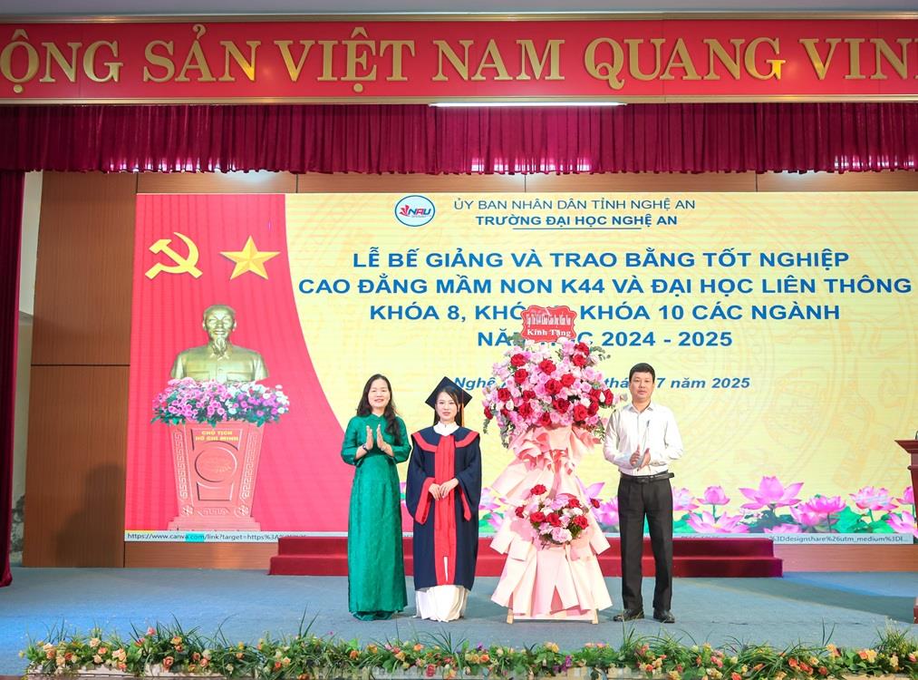 Lễ tốt nghiệp - Khoảnh khắc trưởng thành của tân cử nhân NAU