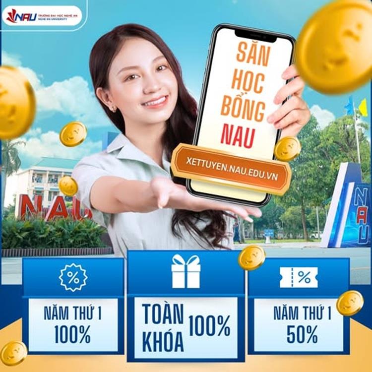 “Săn” học bổng NAU - Chạm giấc mơ đại học, vững bước tương lai!