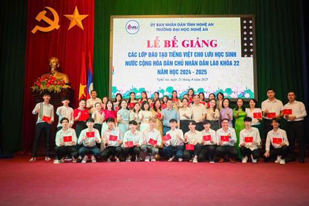 Lễ Bế Giảng Lưu Học Sinh Lào K22