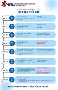 CHƯƠNG TRÌNH ĐÀO TẠO NGÀNH GIÁO DỤC TIỂU HỌC TRƯỜNG ĐẠI HỌC NGHỆ AN