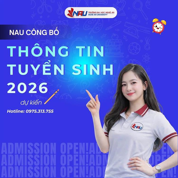 Công bố thông tin tuyển sinh 2026 (Dự kiến) - Thêm cơ hội, vững tương lai
