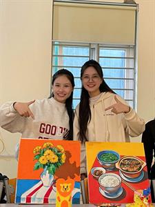 Hành trình sáng tạo của sinh viên Cao đẳng Mầm non qua giờ học Mỹ thuật.