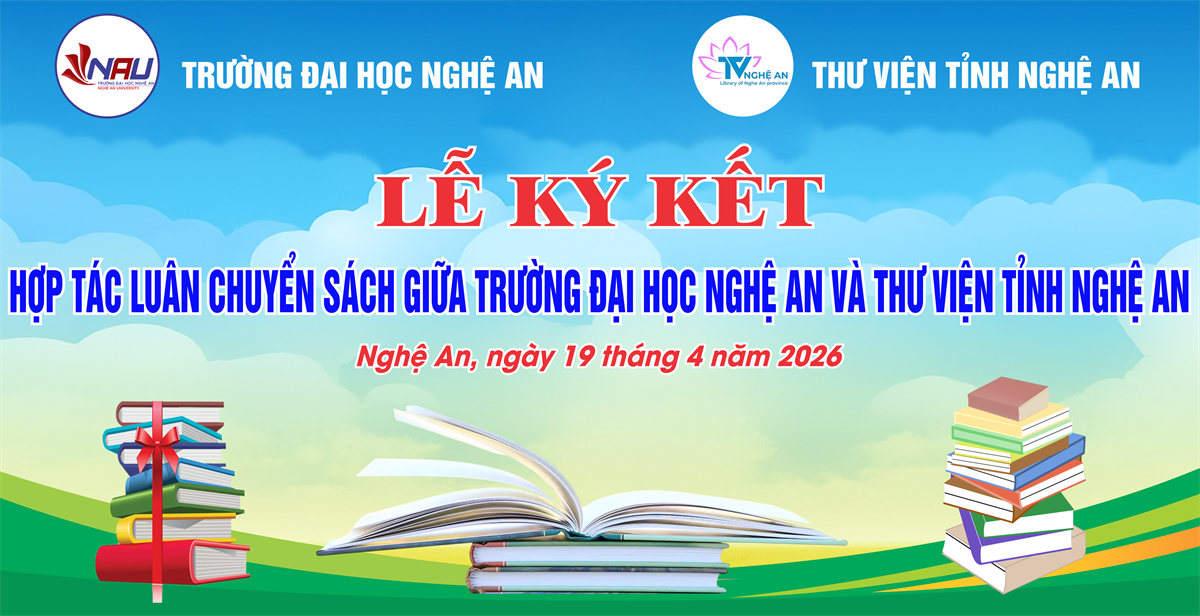 TRƯỜNG ĐẠI HỌC NGHỆ AN TỔ CHỨC NGÀY HỘI VĂN HÓA ĐỌC VÀ TÔN VINH SỞ HỮU TRÍ TUỆ NĂM 2026