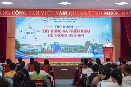 Đại học Nghệ An đẩy mạnh xây dựng văn hóa hiệu suất, hướng tới mô hình quản trị đại học hiện đại