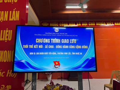 Tuổi trẻ kết nối – Sẻ chia – Đồng hành cùng cộng đồng
