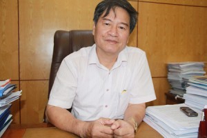 Ông Nguyễn Khoa Văn, Giám đốc Sở Khoa học và Công nghệ, Chủ tịch Hội đồng đánh giá mô hình học mới VNEN tỉnh Hà Tĩnh