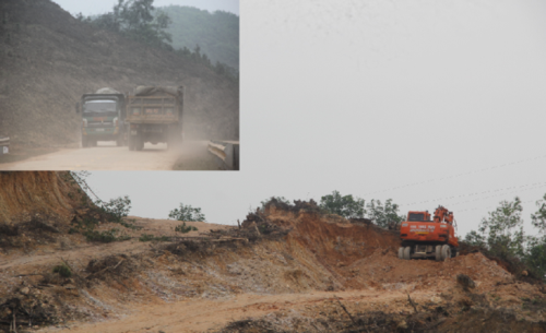 Tình trạng khai thác đất trái phép tại xã Thạch XuânTình trạng khai thác đất trái phép tại xã Thạch Xuân