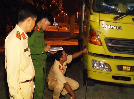 Phương tiện tài xế Hiệp điều khiển gây tai nạn rồi bỏ chạy được phát hiện ở Đà Nẵng. Ảnh: N.P.