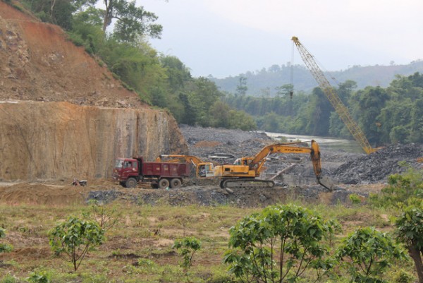Công trình thủy điện Chư Pông Krông thi công trên đất rừng đặc dụng trước đây