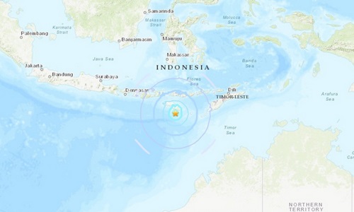 Động đất kép ở phía nam Indonesia
