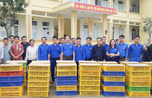 Thanh Hóa: Trao 8.000 gà giống hỗ trợ thanh niên nghèo lập nghiệp