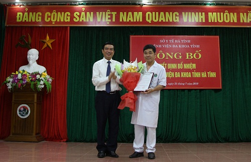 Bổ nhiệm Giám đốc Bệnh viện Đa khoa tỉnh Hà Tĩnh