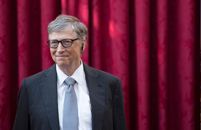 Tỉ phú Bill Gates, đồng sáng lập tập đoàn Microsoft là tỉ phú giàu nhất trong giới công nghệ và cũng là người giàu nhất thế giới - Ảnh: AFP