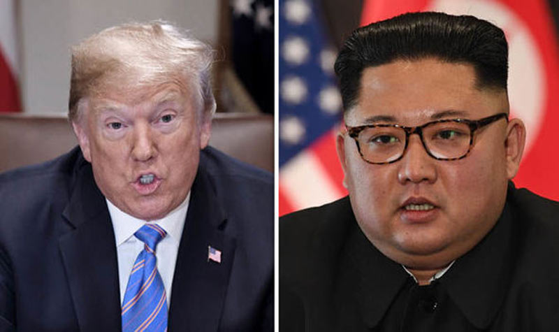 Tổng thống Mỹ Donald Trump và Chủ tịch Triều Tiên Kim Jong Un