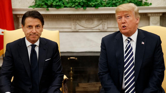 Phát biểu trong cuộc họp báo với Thủ tướng Ý Giuseppe Conte, Tổng thống Donald Trump cho biết sẵn sàng gặp lãnh đạo Iran. Ảnh: The Conservative Cartel