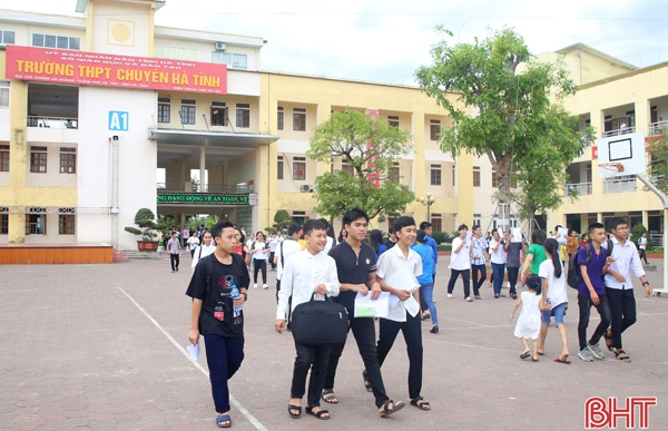 Hà Tĩnh: Công bố điểm chuẩn vào lớp 10 Trường THPT Chuyên năm 2019