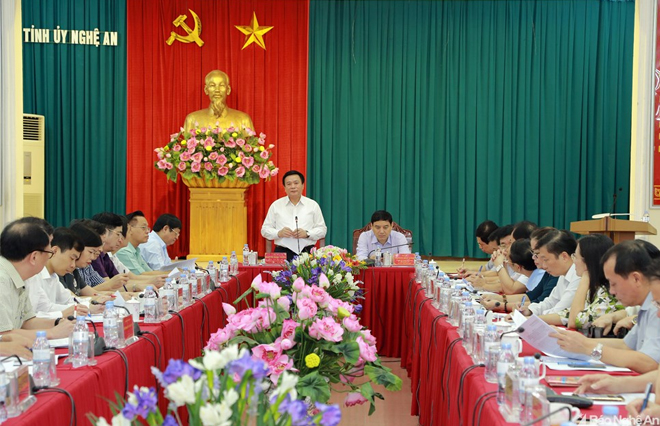 Bí thư Trung ương Đảng Nguyễn Xuân Thắng: Nghệ An phát triển nhanh nhưng phải bền vững